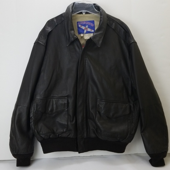 airborne leather jacket